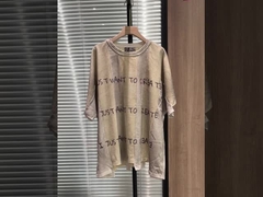 2024 T-shirt New Design Patchwork coupé et cousu