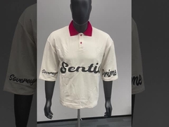 T-shirt de polo pour hommes de qualité personnalisée 100% coton brodé