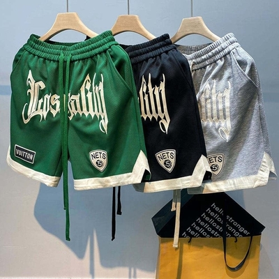 acheter Sports d'été Coureur entraînement Athlétique Coureur Fitness Track Coureur en maille Shorts personnalisés Gym Retro Basket Shorts Hommes online manufacture