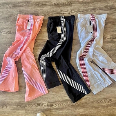 acheter Pantalon de course gris élastique de taille élastique pour hommes Y2K Streetwear Pantalon à jambes larges online manufacture