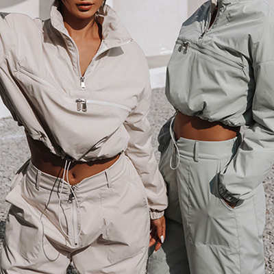 acheter Maillot de sport pour femmes avec étiquette personnalisée et veste anti-vent online manufacture