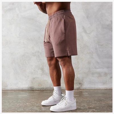 acheter Relaxé Fitness Vintage coton polyester français Terry Acid Wash Sweat Shorts pour hommes online manufacture