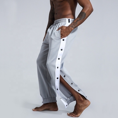 acheter Pantalon de basket-ball actif en polyester avec bouton de raccourci latéral et maillot de course pour coureurs online manufacture