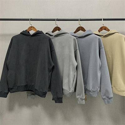 acheter T-shirt à capuche sur mesure pour garçons Poids léger Poids lourd T-shirt à capuche Acide Wash Noir Saison printanière online manufacture