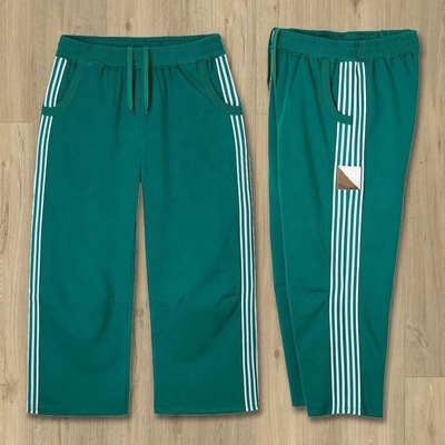 acheter Pantalons sur mesure pour hommes avec étiquettes sur mesure Pantalons larges et bandes latérales online manufacture