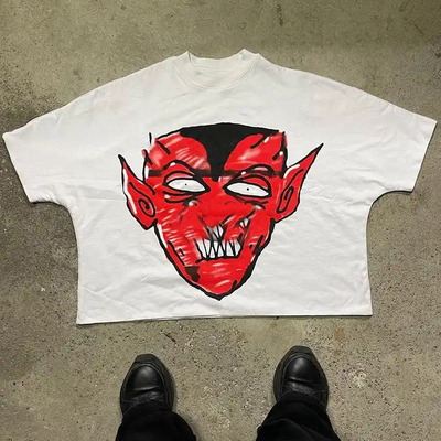 acheter T-shirt à manches courtes personnalisé à écran poids lourd en coton pour hommes online manufacture