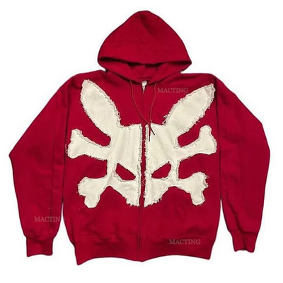 acheter Coton français Terry Broderie lavage à l' acide Vintage Unisexe Détresse Patch Applique Hoodies online manufacture