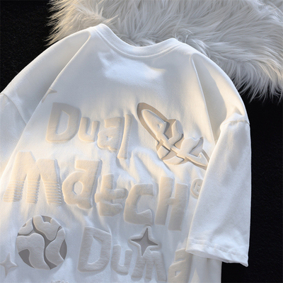 acheter T-shirt à imprimerie à puff pour hommes à grande taille avec détection d'aiguille et impression personnalisée online manufacture