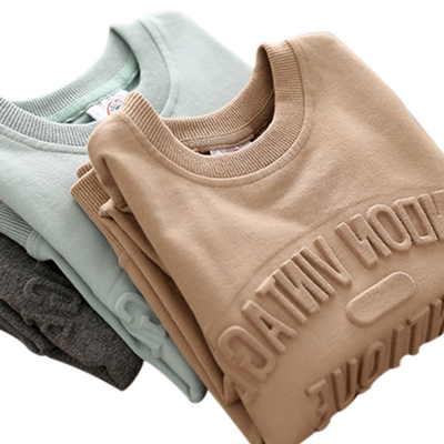 acheter Poids élevé épais French Terry Hoodie Jogger Logo personnalisé en relief Sweatshirt Hoodies online manufacture