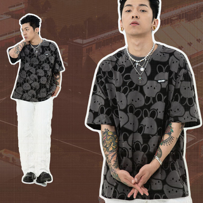 acheter Vêtements de rue unisexe sur mesure 100% coton graphique sur écran imprimé T-shirt online manufacture