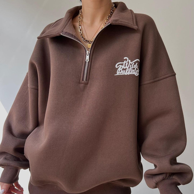 acheter Femmes surdimensionné de laine fermeture à glissière avec capuche Yoga Top Sweatshirts avec capuche Casual Style confortable online manufacture