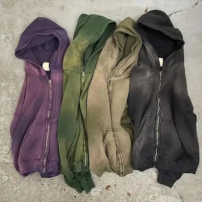 acheter Soutenir le design graphique Lavé avec de l'acide violet Lavé au soleil Teinté à la pâte pâle Sweatshirt en désarroi online manufacture