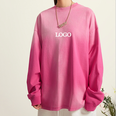 acheter T-shirt à manches longues en coton noir pour hommes et femmes online manufacture