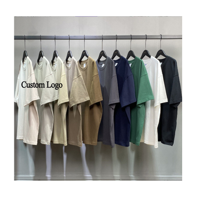 acheter 270G T-shirt en coton lourd en blanc de couleur vintage pour hommes online manufacture