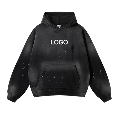 acheter Tissu polyester/coton design personnalisé Sweat-shirts vintage lavés surdimensionnés pour hommes online manufacture