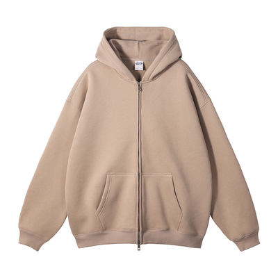 acheter Suède automne-hiver 350G double tête fermeture à glissière sweat-shirt Cardigan fermeture à glissière collier online manufacture