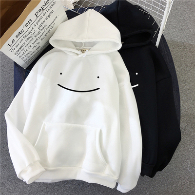 acheter T-shirts à capuche en polyester pour la sublimation Impression sourire du visage T-shirts à capuche sportifs décontractés pour femmes Unisexe online manufacture