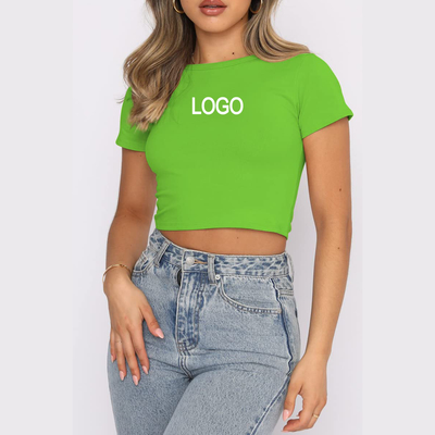 acheter Y2K T-shirt à manches courtes à col polyester pour femmes sur mesure online manufacture