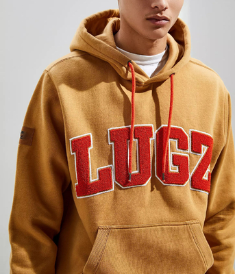 acheter Homme Hoodie à capuche Français Terry Towel Chenille Broderie surdimensionné sweat-shirt lavage à l'acide online manufacture