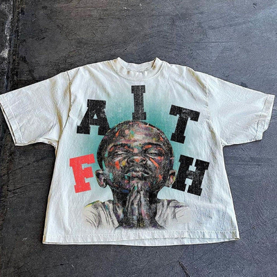 acheter T-shirts en coton pour hommes poids lourd 100% coton O Collet Logo imprimé sur mesure online manufacture