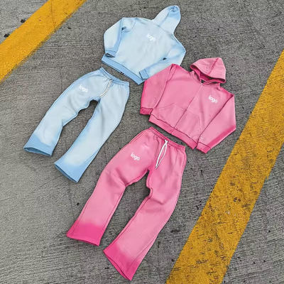 acheter Ensemble de jogging personnalisé de style vintage Fermeture à glissière pour les hommes online manufacture