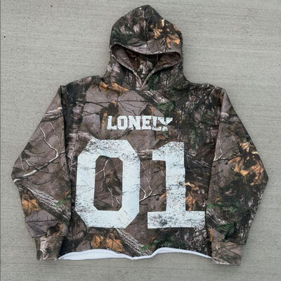 acheter Unisexe tout imprimé Hoodie de camouflage en coton Terry sur mesure et design coupé fabrication en ligne