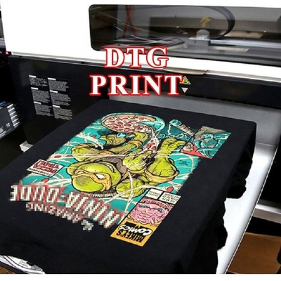 Impression graphique sur mesure Dtg Grand format Noir blanc Poids lourd 180 gsm T-shirt en coton Hommes