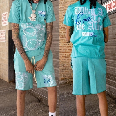 T-shirts pour hommes et shorts de sweat