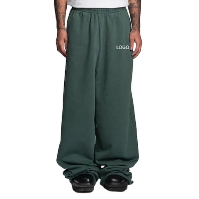 Étiquettes personnalisées Hommes imprimés sur mesure Poids lourd Pantalon de rue en coton français Terry