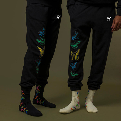 Poche latérale élastique taille été printemps sportif coureurs menottés Sweatpants pour hommes actifs