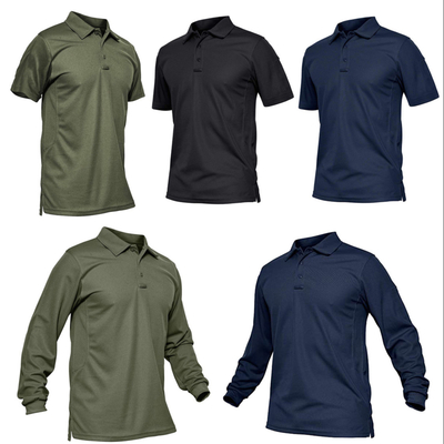 T-shirts pour hommes de golf à performances rapides et sèches Uniforme avec chemise de polo brodée sur mesure