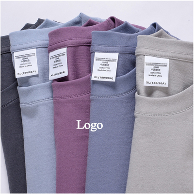 Jeunesse cool 250g 100% coton poids lourd T-shirts personnalisés T-shirts blancs simples pour hommes