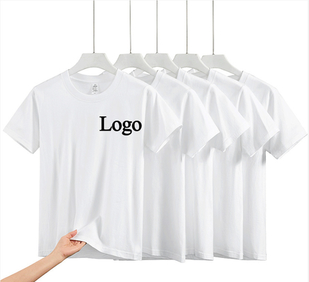 Imprimé épais 220 Gsm Blanc sur mesure T-shirts blancs blancs blancs blancs en vrac Occasion