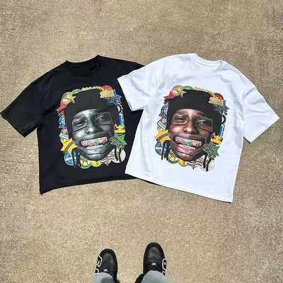T-shirts en coton épais sur mesure T-shirts à imprimerie sur écran Hommes T-shirt graphique