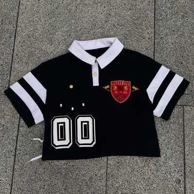 Logo personnalisé coupé et cousu Tricoté coton taille plus chemises de polo de rugby unisexe à manches courtes Golf T-shirt de polo brodé pour hommes